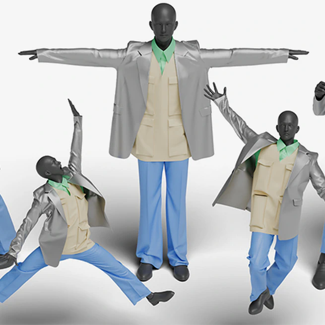 Progressive Outfit Assembly and Instantaneous Pose Transfer