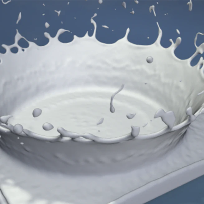 Robust Simulation of Sparsely Sampled Thin Features in SPH-Based Free Surface Flows