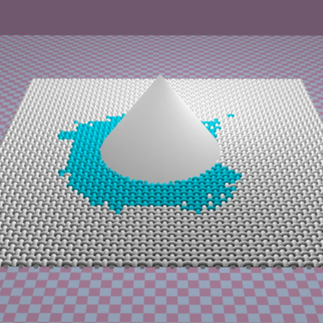 SPH-Based Simulation of Liquid Wetting across Textile Materials