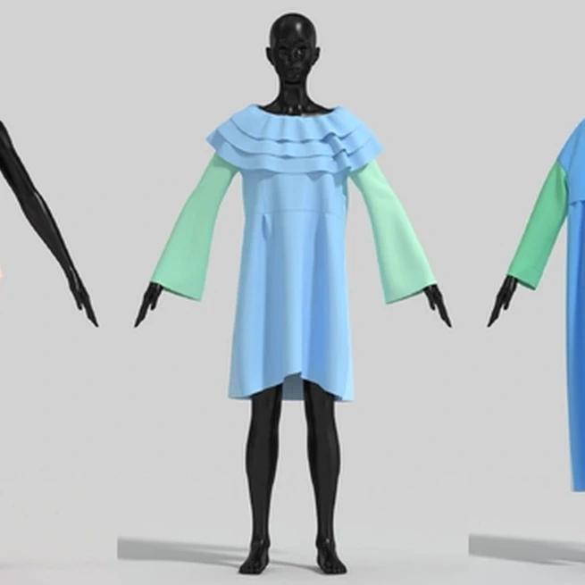 Automatic Sewing Pattern Layout by Graph-based Two-level Semantic Classification