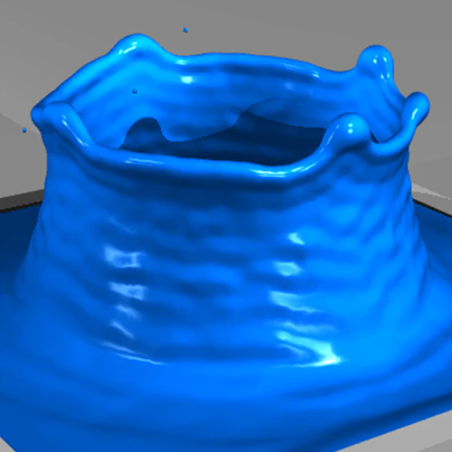 Enriching SPH Simulation by Approximate Capillary Waves